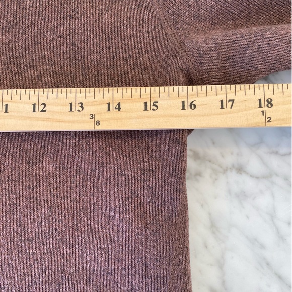 Women's Patagonia Better Sweater 1/4 zip Pullover in Dusky Brown, Size S - Picture 8 of 10